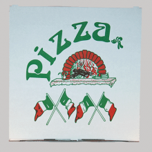 Pizzakarton "Top Qualität"